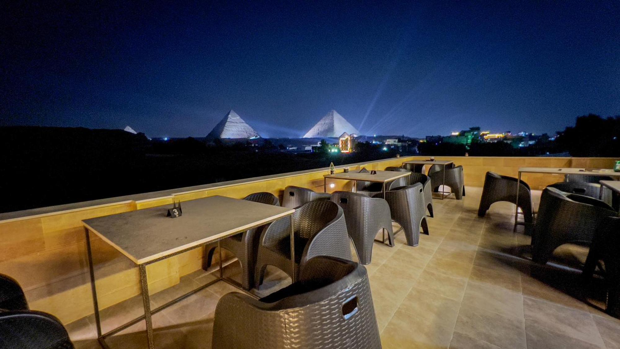 Pyramids Land Palace Kafrat al Jabal Bagian luar foto